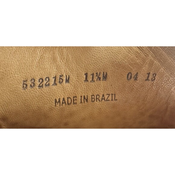 Martin Dingman Bill Penny Loafers Mens 11.5 M Brown Leather Slip On Buffalo Shoe main image 9